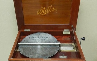 Antique Stella 17 1/4 inch Disc Music Box.