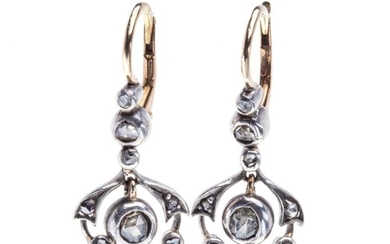 Art Nouveau earrings, 19th/20th Century