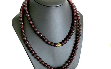 Astonishing Amber Mala made from Round Amber beads