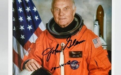 Astronaut John Glenn Signed & Dated Photograph
