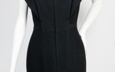 Atelier Caito for Herve Pierre Wool Crepe Dress