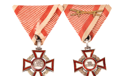 Austria-Hungary: Military Merit Crosses 3rd Class (2)