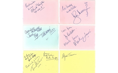 Autograph Collection.- Incl. Roger Moore