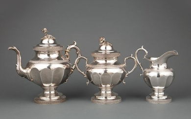 Balll, Tompkins & Black Coin Silver Tea Set