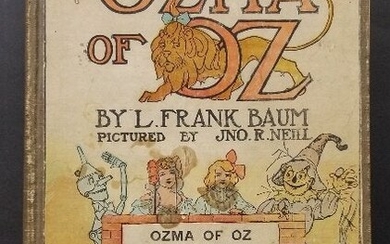 Baum, Ozma of Oz,1922 Pr Color ill. Neill, Reilly & Lee