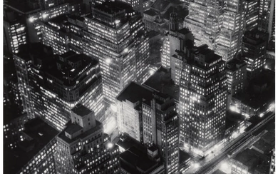 Berenice Abbott (1898-1991), New York City at Night (1932)