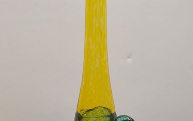 Bertil Vallien for Kosta Boda "Wind Pipe" Glass Vase