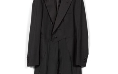 Black Wool and Satin Tuxedo, circa 2000 | Smoking en laine noire, veste queue de pie, crica 2000, Dior Homme