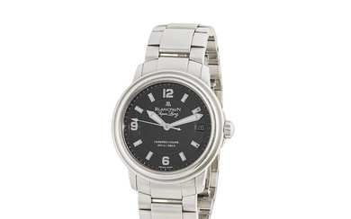 Blancpain. A stainless steel automatic calendar bracelet watch Blancpain. Montre...