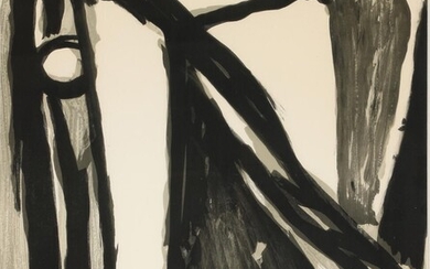 SOLD. Bram van Velde: "Décantment", 1977. Signed monogramme, EA. Lithograph. Visible size 66 x 54 cm. – Bruun Rasmussen Auctioneers of Fine Art
