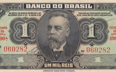 Brazil 1 Mil Reis 1944