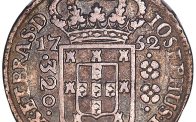 Brazil: , Jose I 320 Reis 1752-(L) VF Details (Cleaned) NGC,...
