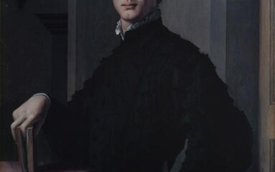 Bronzino, Portrait of a Young Man, Poster on board