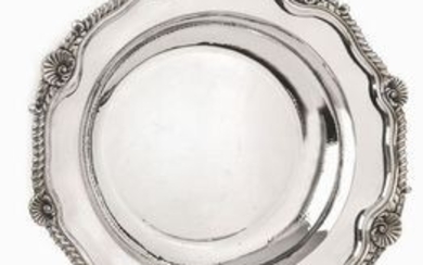 CENTROTAVOLA SECOLO XX in argento sterling, di forma circolare...