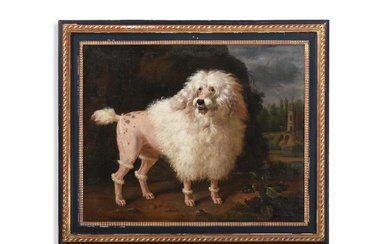 CIRCLE OF JEAN-BAPTISTE OUDRY (FRENCH 1686-1755), PORTRAIT OF A POODLE