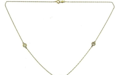 CLASSIC 14k Yellow Gold & Diamond Necklace Chain