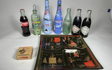 COCA COLA COLLECTIBLE BOTTLES AND OPENER