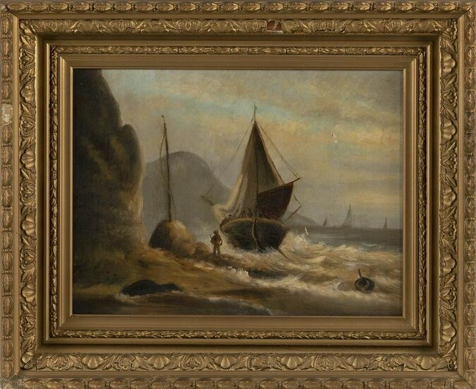CONTINENTAL SCHOOL (Late 19th Century,), Fishing boat