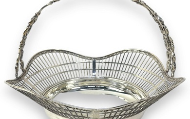 Camusso Sterling Silver Handled Serving Basket