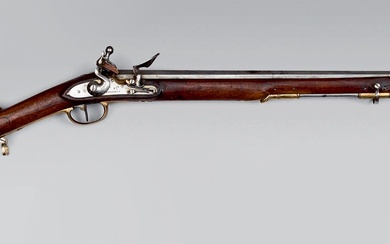 Carabine d'infanterie à silex de Versailles modèle 1793, canon octogonal légèrement tromblonné, poinçonné : “R...