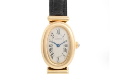 Cartier Baignoire 18K Yellow Gold Watch W8000009