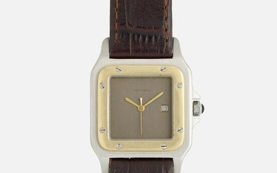 Cartier, 'Santos' two-tone wristwatch, Ref. 2961