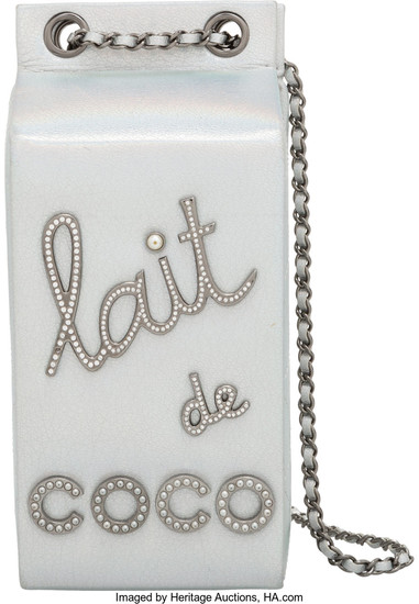 Chanel Limited Edition Lait de Coco Milk Carton Bag...
