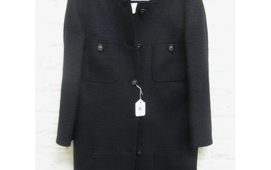 Chanel, ladies classic coat with three quarter length sleeve...
