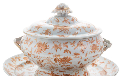 Chinese Export Soup Tureen & Oval Platter