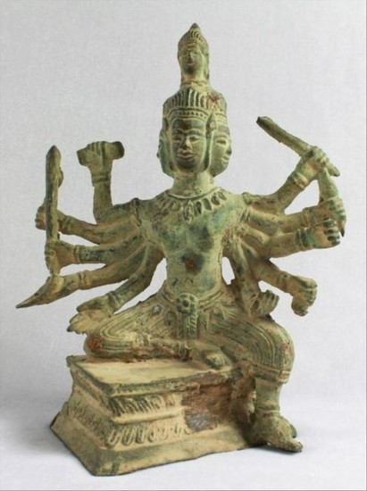 Chinese Figural Of A Deity
