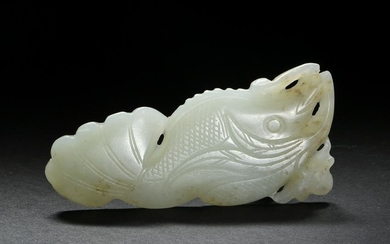 Chinese Jade Fish Pendant, Ming or Earlier