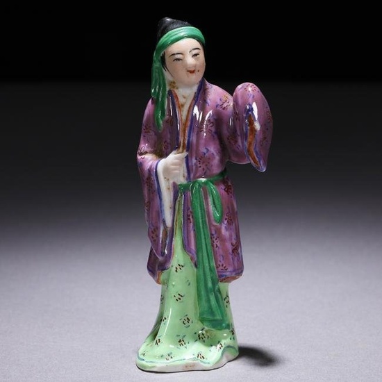 Chinese Porcelain Mythological Figure Early 20th Century