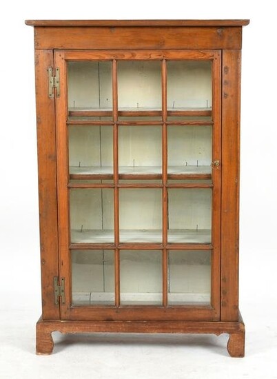 Chippendale Style Maple 3/4 Tall Cupboard