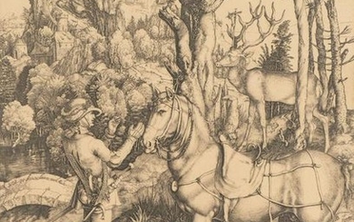 D'après Albrecht Dürer (1471-1528), "Saint Hubert"