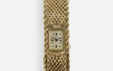 Diamond and gold watch bracelet