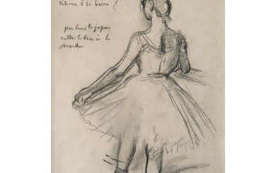 EDGAR DEGAS (1834-1917) Danseuse de dos
