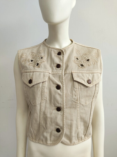 EL CHARRO Vintage denim vest size "M"