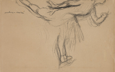 Edgar Degas (1834-1917) Danseuse, arabesque croisée