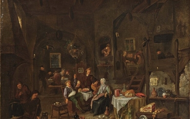 Egbert van Heemskerck le Jeune.1666 o. 1676 Londres ( ?) - 1744 ibid., scène de...
