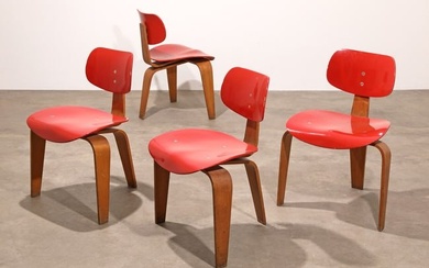 Egon Eiermann, Wilde & Spieth, 4 Chairs, model SE 42 (SE 3)
