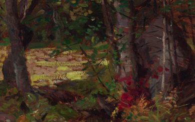 Emma Lampert Cooper (1860-1920) The Woods, North Conway (New Hampshire)...