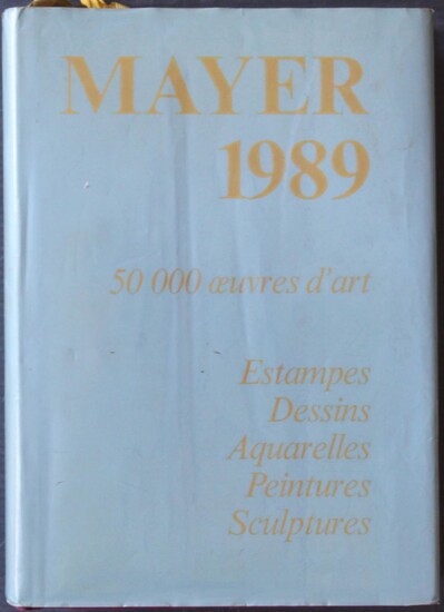 Enrique Mayer MAYER 1989 libro, cm 24x17 editions m 50 000 aeuvres d'art