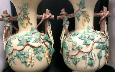 FABULOUS LARGE PAIR OF ST.HONORÃ‰ FRENCH POTTERY BEAN
