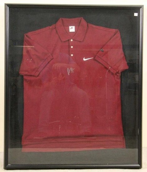 FRAMED NIKE SHIRT SIGNED BY PHIL NICHOLSON