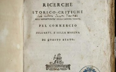 Filiasi, Jacopo, Ricerche storico critiche