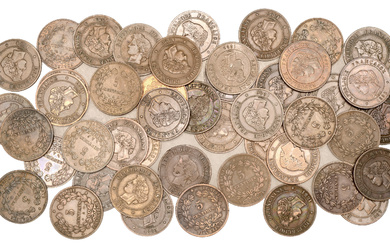 France, Third Republic (1871-1940), 5 Centimes (49), 1879a (4), 1880a (2), 1881a...