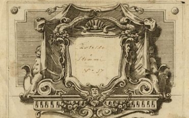 Franois Collignon (Nancy, 1609 - Roma, 1687) [da], Raccolta di progetti per cartigli ornamentali. Su invenzioni di Stefano della Bella. Fine XVII-inizi XVIII secolo.