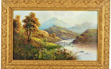 Frank Hider (1861-1933, England) - Flusslandschaft
