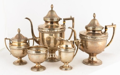 Frank W. Whiting Sterling Tea and Coffee Set
