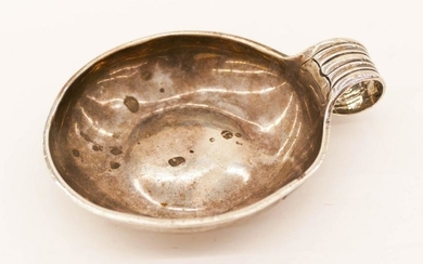 French 18th Cent. Silver Wine Tastevin 1''x3.75''.